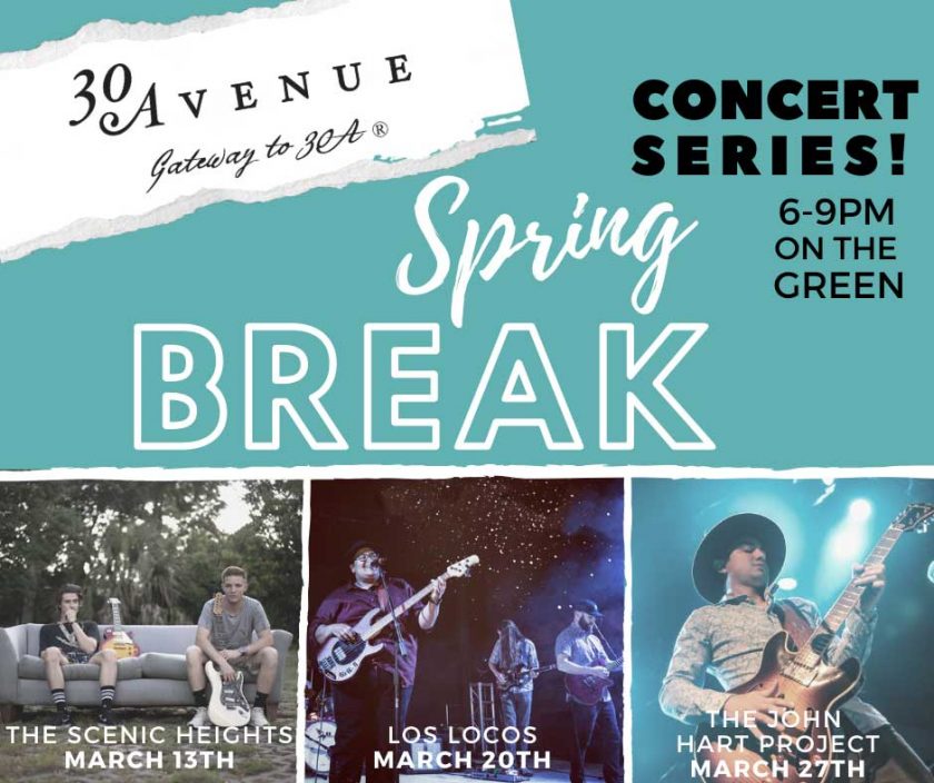 Spring Break Concert Series 30Avenue